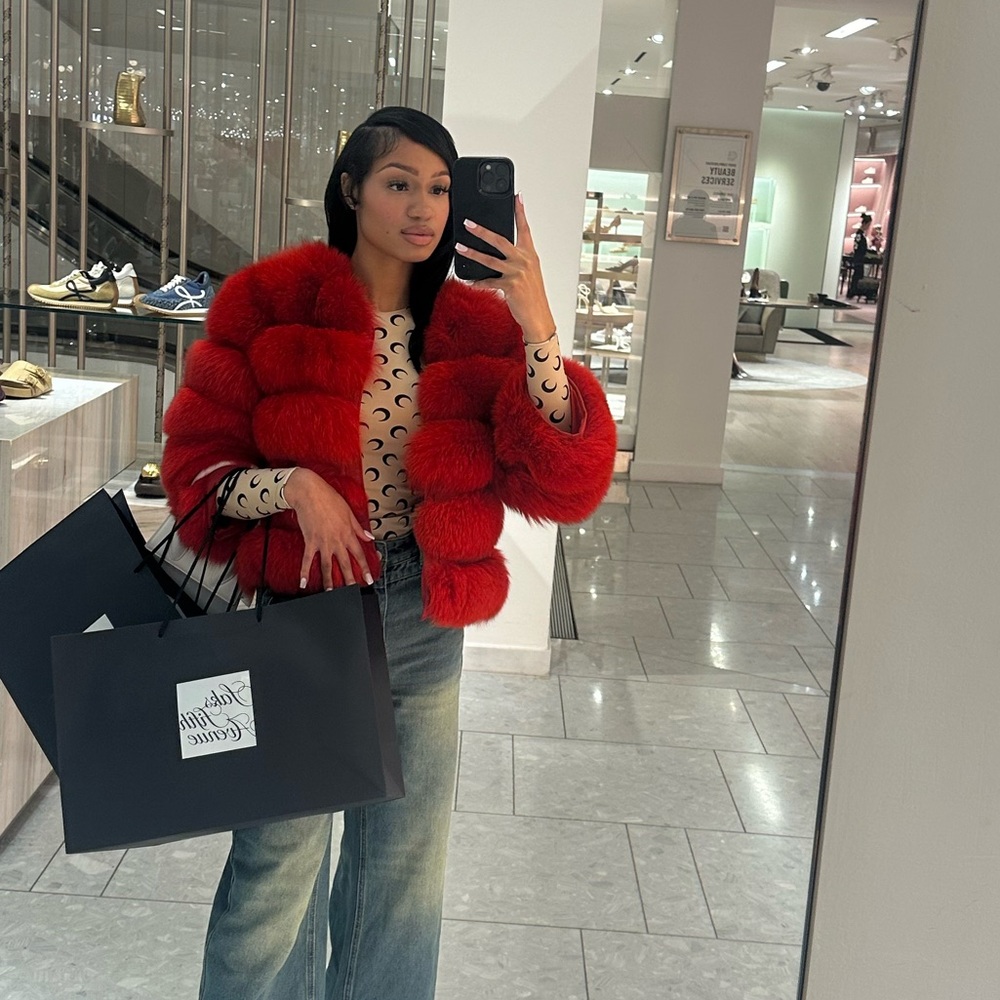Red Fur Coat